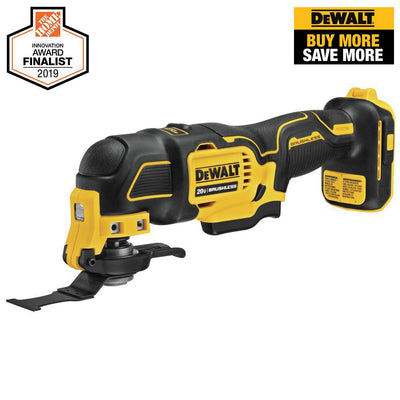 ATOMIC 20-Volt MAX Lithium-Ion Brushless Cordless Oscillating Tool (Tool-Only) - Super Arbor