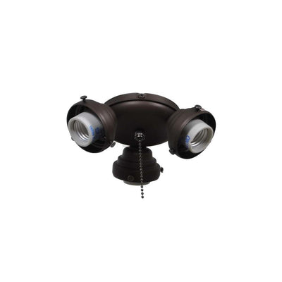Sinclair 44 in. Oil Rubbed Bronze Ceiling Fan Replacement Light Kit - Super Arbor