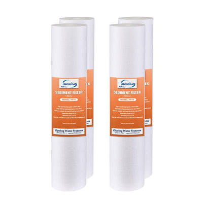 5 micron 10 in. x 2.5 in. Universal Sediment Filter Cartridges 15000 Gal. Multi-layer (4-Pack) - Super Arbor