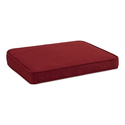Style Selections Valleydale Texture Red Seat Pad - Super Arbor