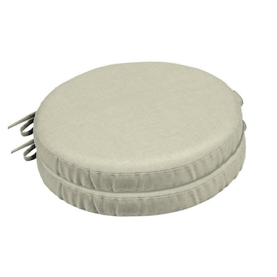 Arden Selections 2-Piece Leala Texture Taupe Seat Pad