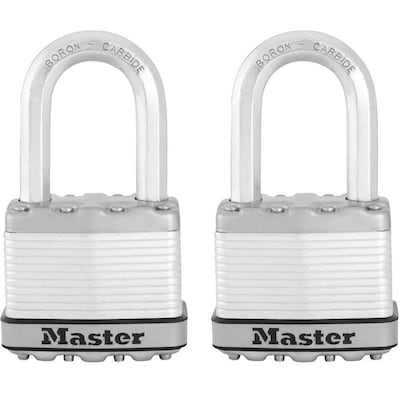 Master Lock 2-Pack 2-in Steel Keyed Padlock
