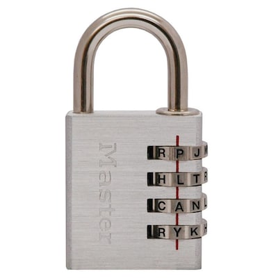 Master Lock 1.57-in Aluminum Combination Padlock