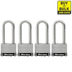 Master Lock 4-Pack 2.078-in Steel Keyed Padlock - Super Arbor