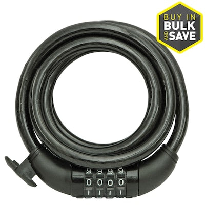 Master Lock 5-ft (1.5-m) Long x 0.50-in (12-mm) Diameter Set Your Own Combination Cable Lock