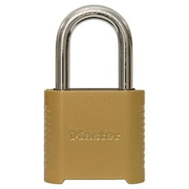 Master Lock 2.11-in Brass Combination Padlock - Super Arbor