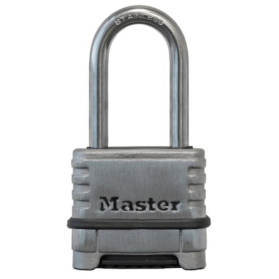 Master Lock 2.25-in Stainless Steel Combination Padlock