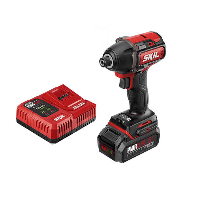 PWRCore 20-Volt Brushless Cordless 1/4 in. Hex Impact Driver Kit Plus 2.0Ah Lithium-Ion Battery (USB) & PWRJump Charger - Super Arbor