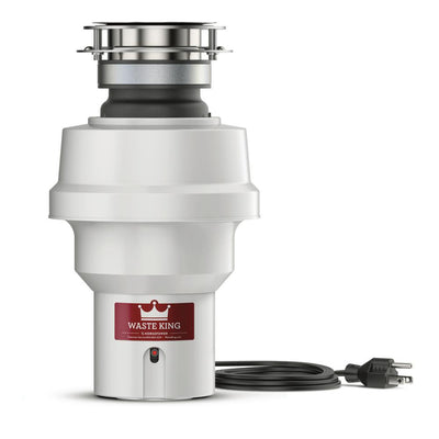 Waste King Legend Series 1/3 HP Professional 3-Bolt Mount Continuous Feed Compact Garbage Disposal
