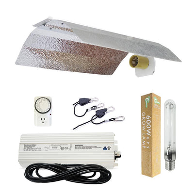 600-Watt HPS Grow Light System with Basic Wing Reflector - Super Arbor