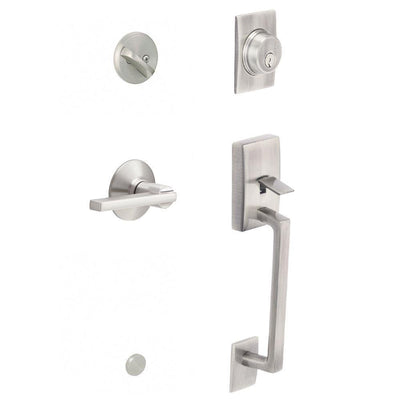 Latitude Satin Nickel Century Trim Single Cylinder Handleset Lever - Super Arbor