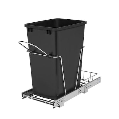 Rev-A-Shelf 35-Quart Plastic Soft Close Pull Out Trash Can