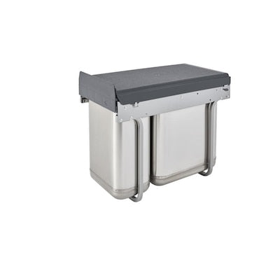 Rev-A-Shelf 8-Quart Plastic Pull Out Trash Can