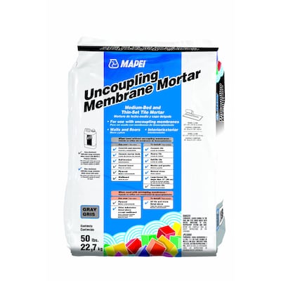 MAPEI Uncoupling Membrane 50-lb Gray Powder Thinset/Medium Bed Mortar