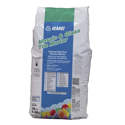 MAPEI Mosaic and Glass Tile 10-lb White Powder Thinset Mortar