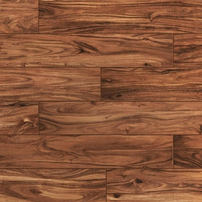 Style Selections Acacia Natural 6-in x 36-in Glazed Porcelain Wood Look Floor and Wall Tile