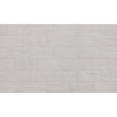 TRUE PORCELAIN CO. Endless Ivory 6-in x 12-in Matte Porcelain Floor Tile