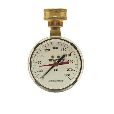Watts Water Pressure Test-Gauge Brass 3/4-in Mght Pressure Relief Valve