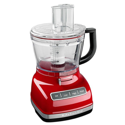 ExactSlice 14-Cup 3-Speed Empire Red Food Processor - Super Arbor