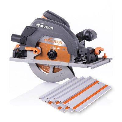 15 Amp 7-1/4 in. Circular Track Saw Kit with 40 in. Track, Electric Brake and Multi-Material Blade - Super Arbor