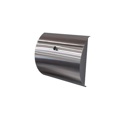 Spira Stainless Steel Wall Mount Locking Mailbox - Super Arbor