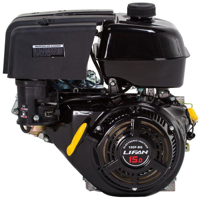 LIFAN 1 in. 15 HP 420cc OHV Electric Start Horizontal Keyway Shaft Gas Engine - Super Arbor