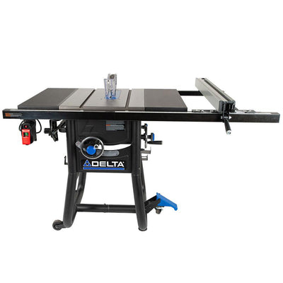 15 Amp 10 in. Table Saw with 30 in. Rip Capacity, Cast Iron Table and Extension Wings - Super Arbor