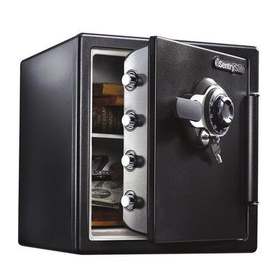 SFW123DTB 1.23 cu. ft. Fireproof Safe and Waterproof Safe with Dial Combination - Super Arbor