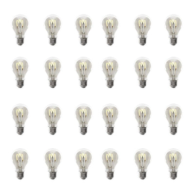 Feit Electric 40-Watt Equivalent AT19 Dimmable Clear Glass Vintage Edison LED Light Bulb with H Shape Filament Warm White (6-Pack) - Super Arbor