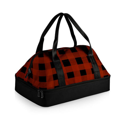 Potluck Casserole Tote Red and Black Buffalo Plaid - Super Arbor