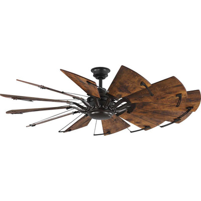 Springer 60 in. 12-Blade Bronze Windmill Ceiling Fan - Super Arbor