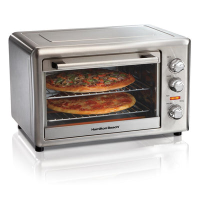 Countertop Stainless Steel Toaster Oven with Convection and Rotisserie - Super Arbor