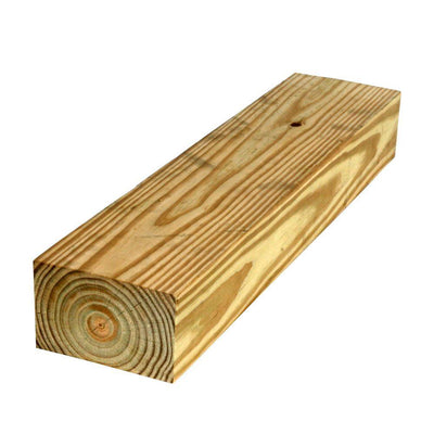 4 in. x 6 in. x 12 ft. #2 Pressure-Treated Timber - Super Arbor