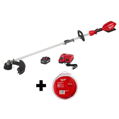 Milwaukee M18 FUEL 18-Volt Lithium-Ion Brushless Cordless String Trimmer with Quik-Lok Attachment Capability, 250 ft. Trimmer Line - Super Arbor