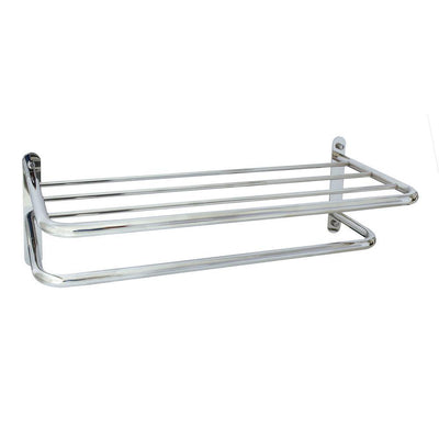 Hotel Grade 24 in. Wall Mounted Towel Rack in Polished Chrome - Super Arbor