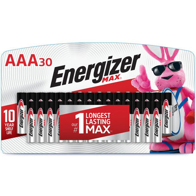 MAX Alkaline AAA Battery (30-Pack) - Super Arbor
