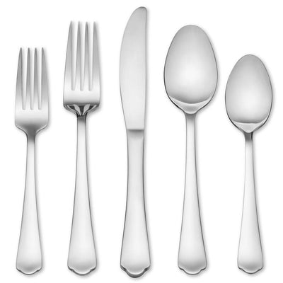 Victoria - 58 Piece 18/0 Stainless Steel Flatware Set (Service for 8) - Super Arbor