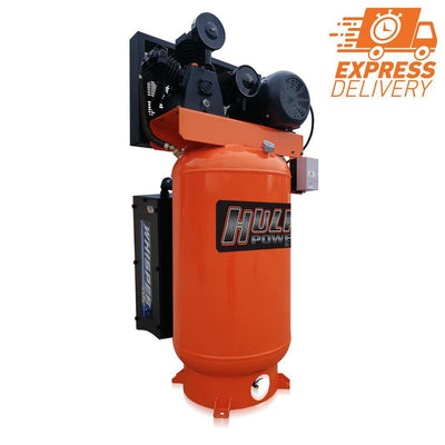 Industrial Series 80 Gal. 5 HP 2 Stage 1-Phase Stationary Silent Electric Air Compressor - Super Arbor