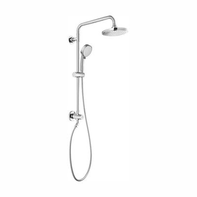 Vitalio 5-spray 7 in. Dual Shower Head and Handheld Shower Head in Chrome - Super Arbor