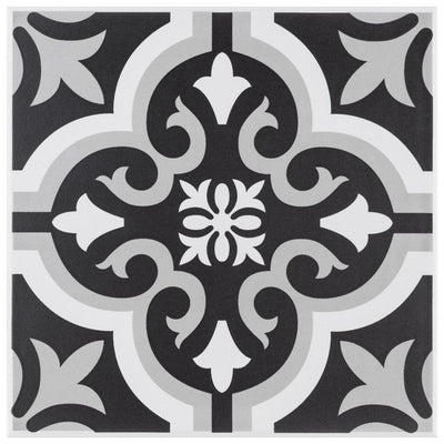 Merola Tile Braga Classic II Encaustic 7-3/4 in. x 7-3/4 in. Ceramic Floor and Wall Tile (10.94 sq. ft. / Case) - Super Arbor