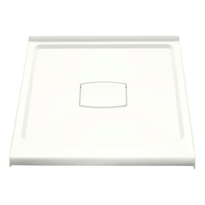 Archer 36 in. x 36 in. Single Threshold Shower Base with Center Drain and Removable Drain Cover in White - Super Arbor