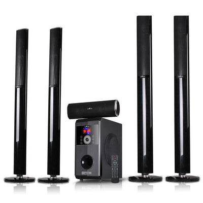 5.1-Channel Surround Sound Wired Bluetooth Speaker System - Super Arbor