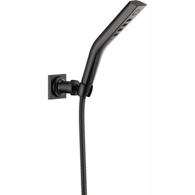 Pivotal 3-Spray 1.8 in. Single Wall Mount Handheld H2Okinetic Shower Head in Matte Black - Super Arbor