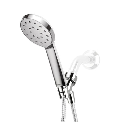 Kiri 1-Spray 6 in. Single Wall Mount Handheld Shower Head in Chrome - Super Arbor