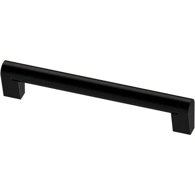 Stratford Bar 6-5/16 in. (160 mm) Matte Black Cabinet Pull - Super Arbor