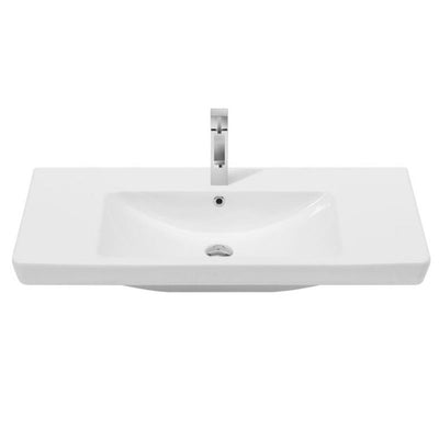 Nameeks Porto Wall Mounted Bathroom Sink in White - Super Arbor