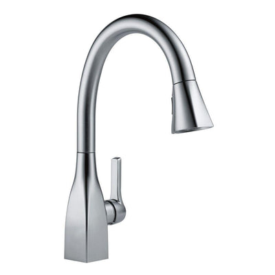 Mateo Single-Handle Pull-Down Sprayer Kitchen Faucet with ShieldSpray Technology in Arctic Stainless - Super Arbor