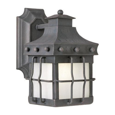 Maxim Lighting Nantucket LED E26 10.5-in H Country Forge Medium Base (E-26) Outdoor Wall Light