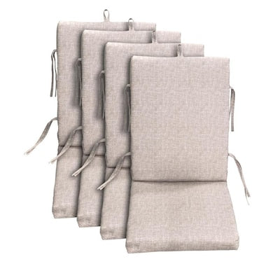 Donglin Furniture Solid Neutral Chair Cushion(Set of 4)