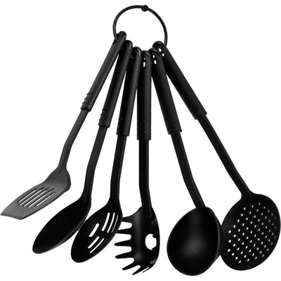 6-Piece Kitchen Utensil Set on Ring - Super Arbor